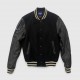 Camp David Ανδρικό Varsity Jacket Μαύρο με Δερμάτινα Μανίκια / Pre-Owned